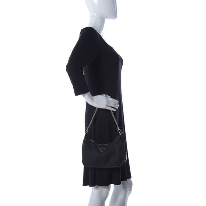 Prada Nylon Re-Edition 2005 Shoulder Bag Black 3 of 9