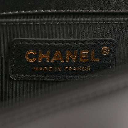 Chanel Lambskin Quilted Medium Boy Flap Black 6 of 11