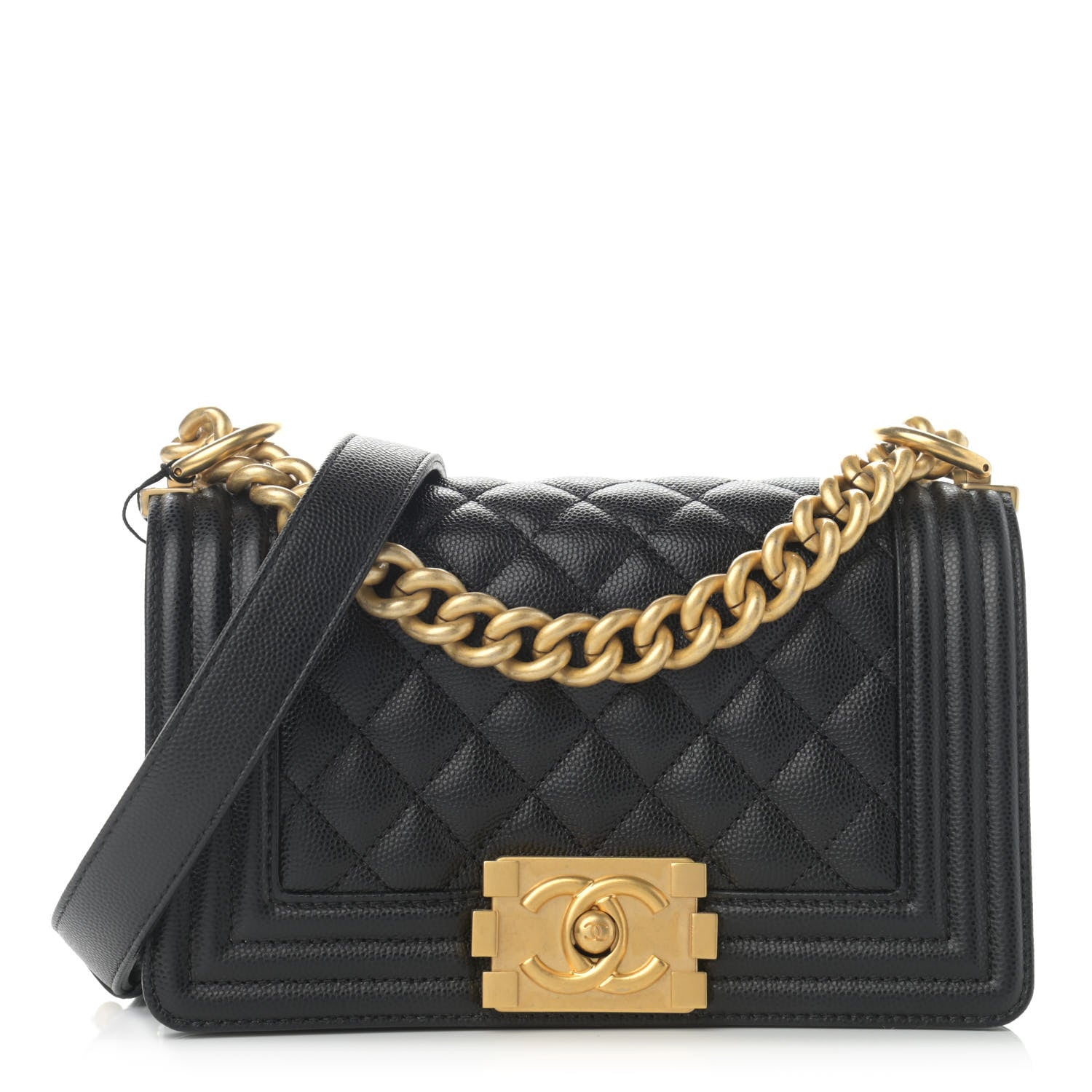 Chanel Caviar Quilted Small Boy Flap Black 1 of 12