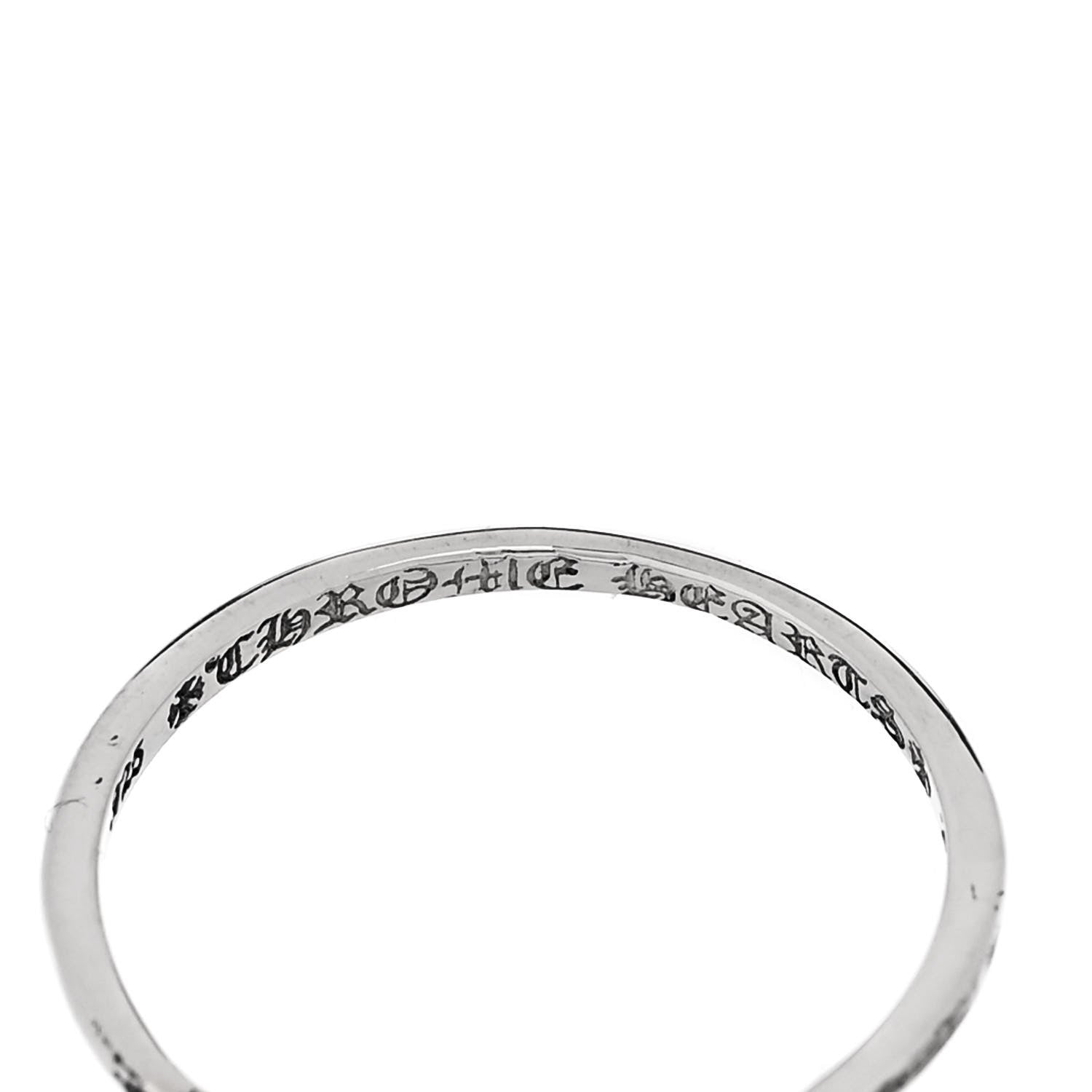 Chrome Hearts Sterling Silver 3 Star Bubblegum Ring 51 5.75 5 of 7