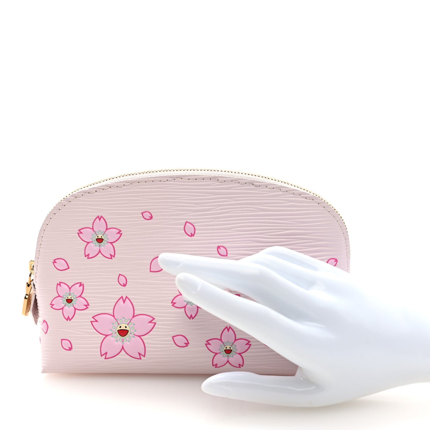 LV X TM Epi Cherry Blossom Cosmetic Pouch Pink