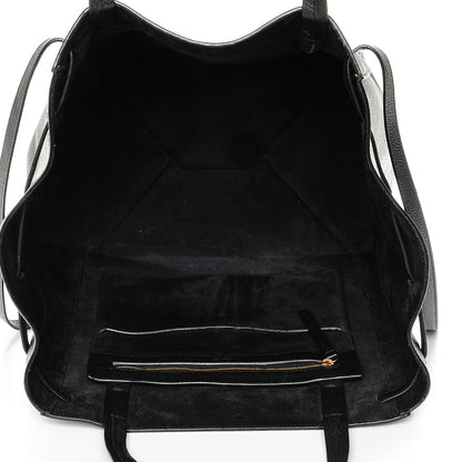 Celine Soft Grained Calfskin Medium Cabas Phantom Black 5 of 6