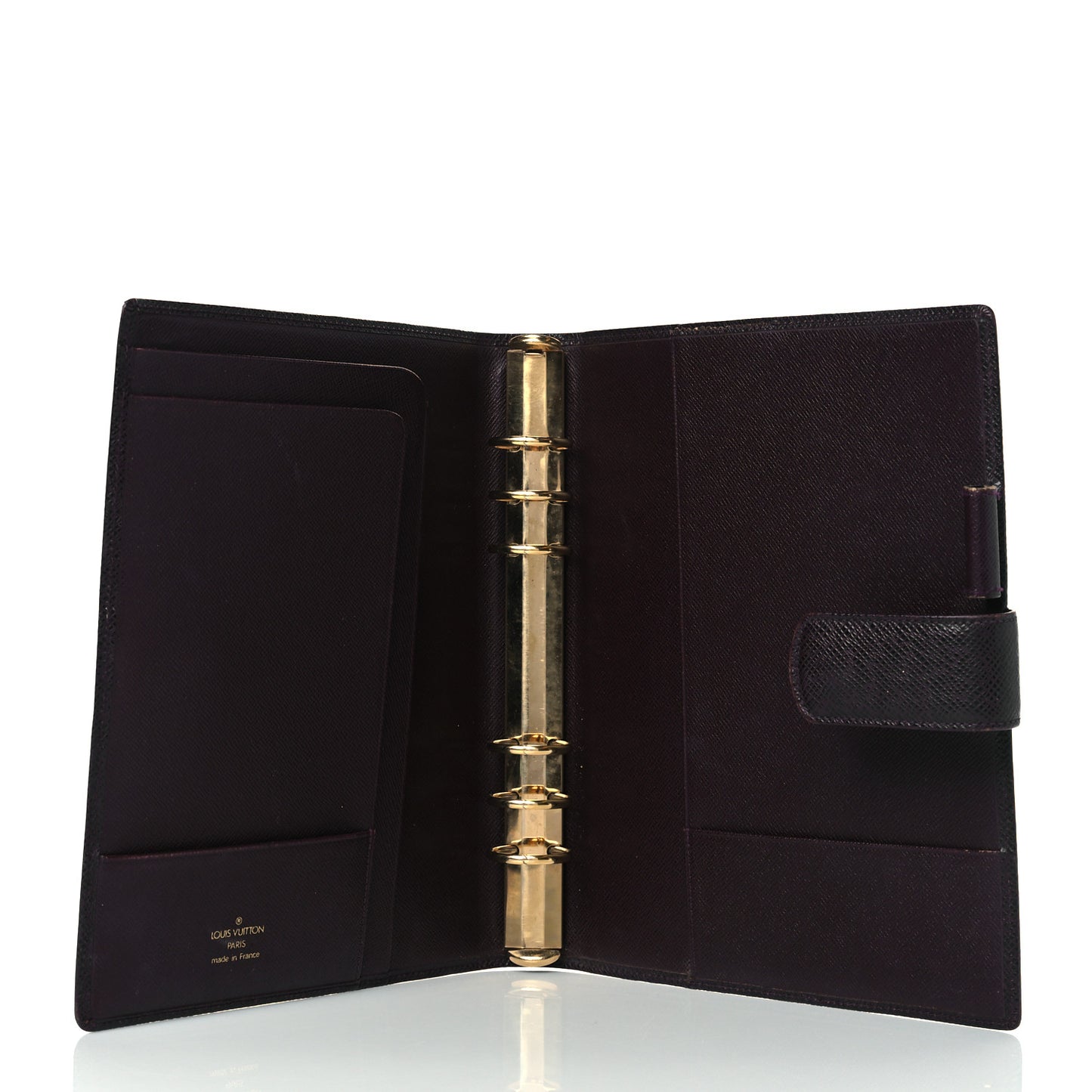 Taiga Large Ring Agenda Cover Acajou