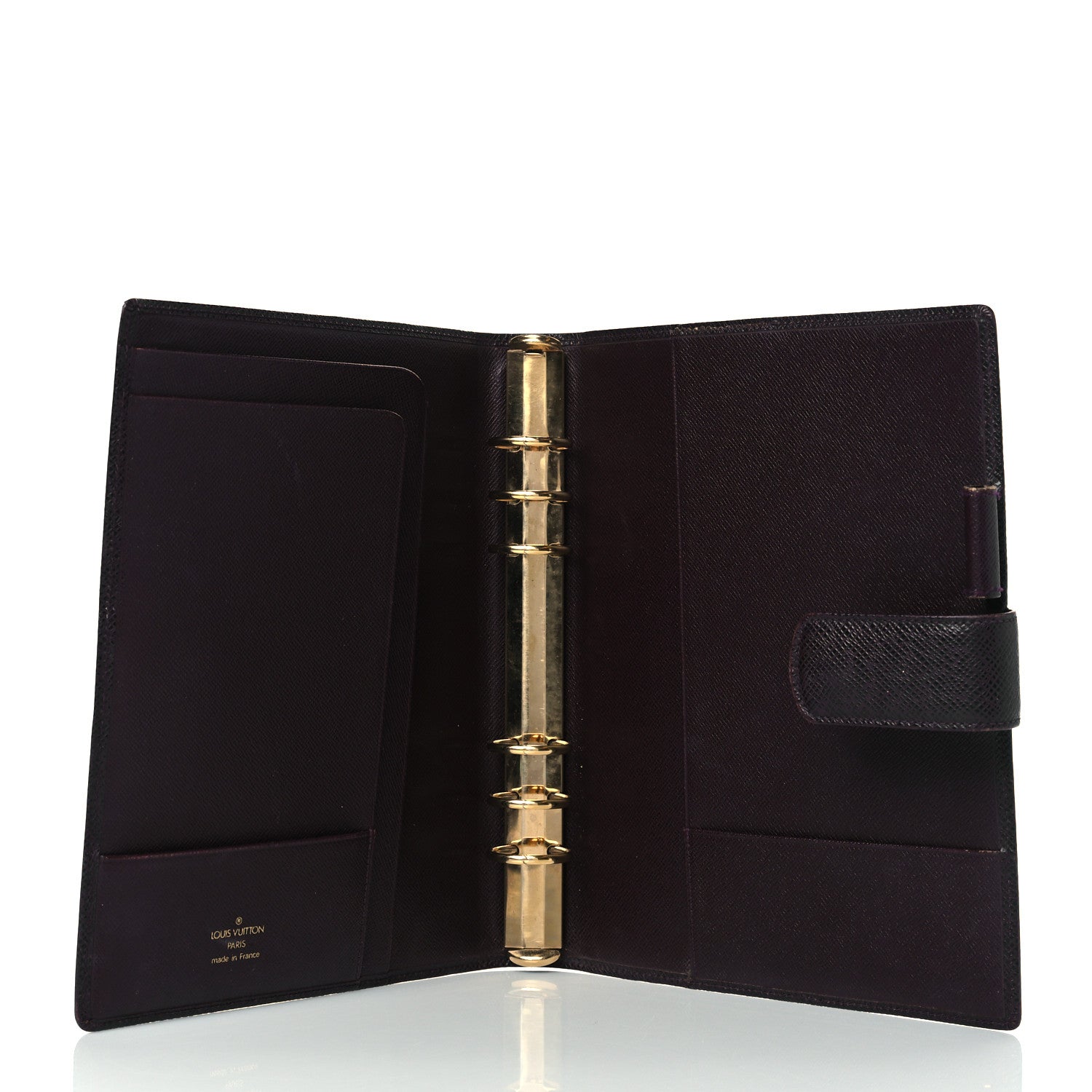 Louis Vuitton Taiga Large Ring Agenda Cover Acajou 5 of 15