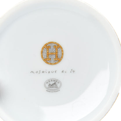 Hermes Porcelain Mosaique au 24 Mug Gold 4 of 5