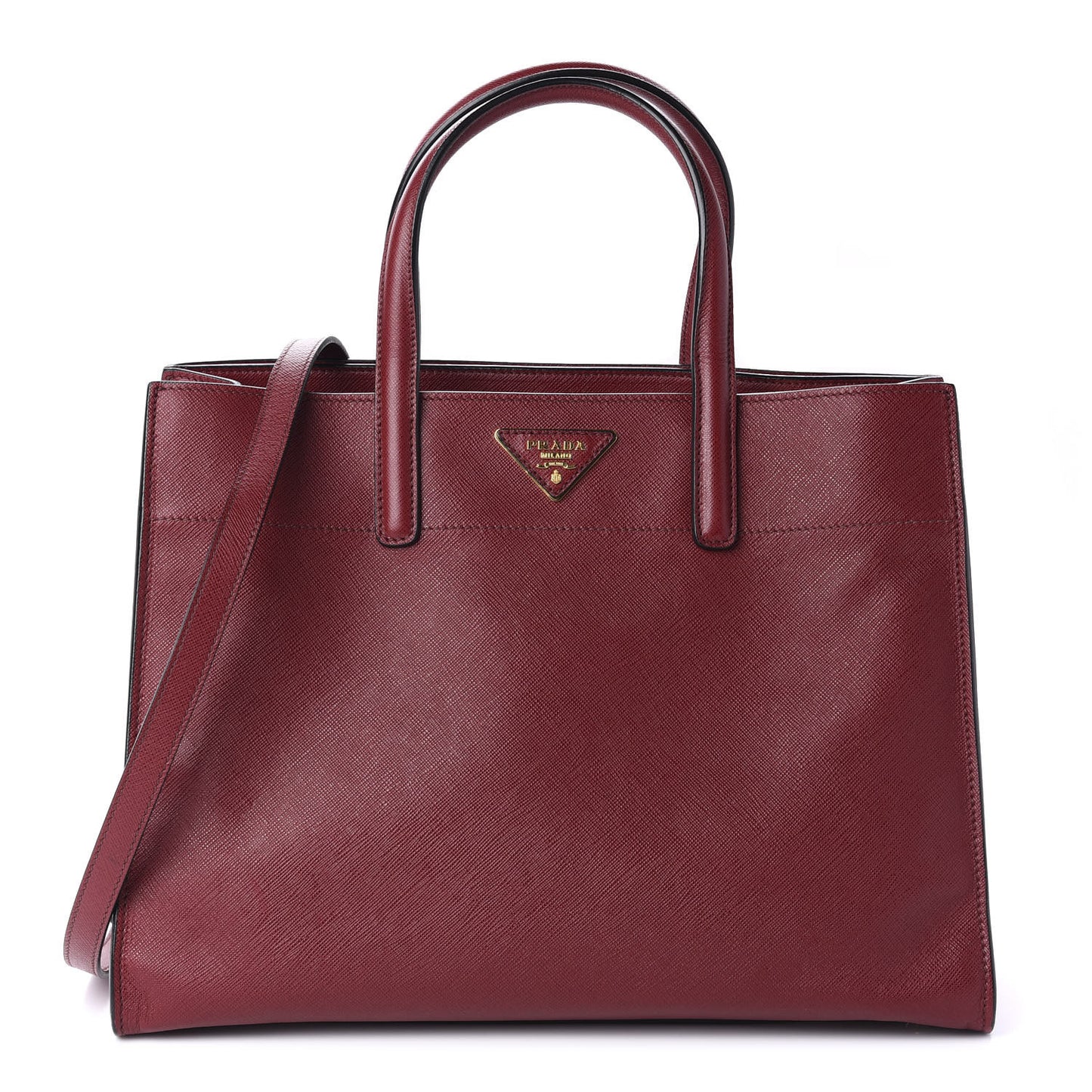 Saffiano Soft Tote Cherry