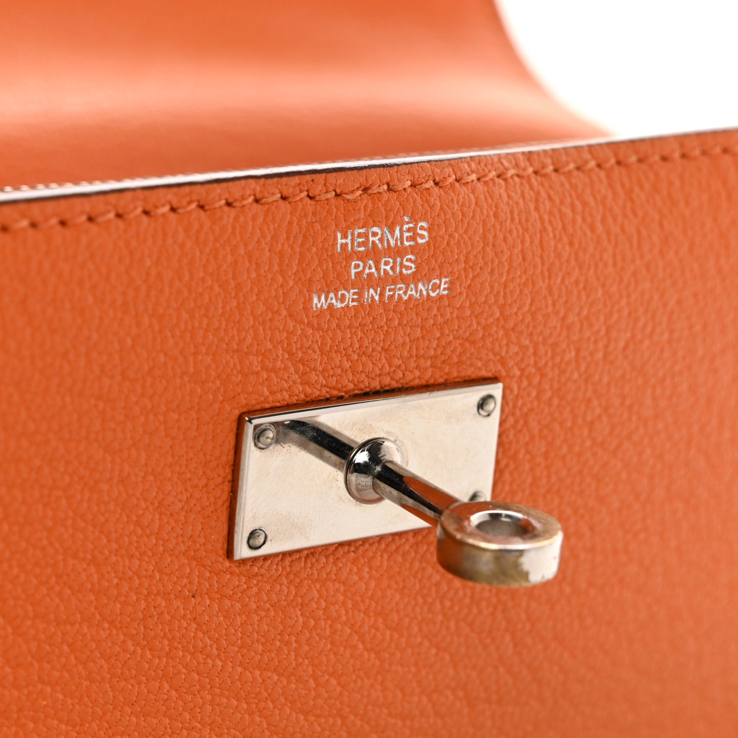 Chevre Mysore Kelly Longue Wallet Orange