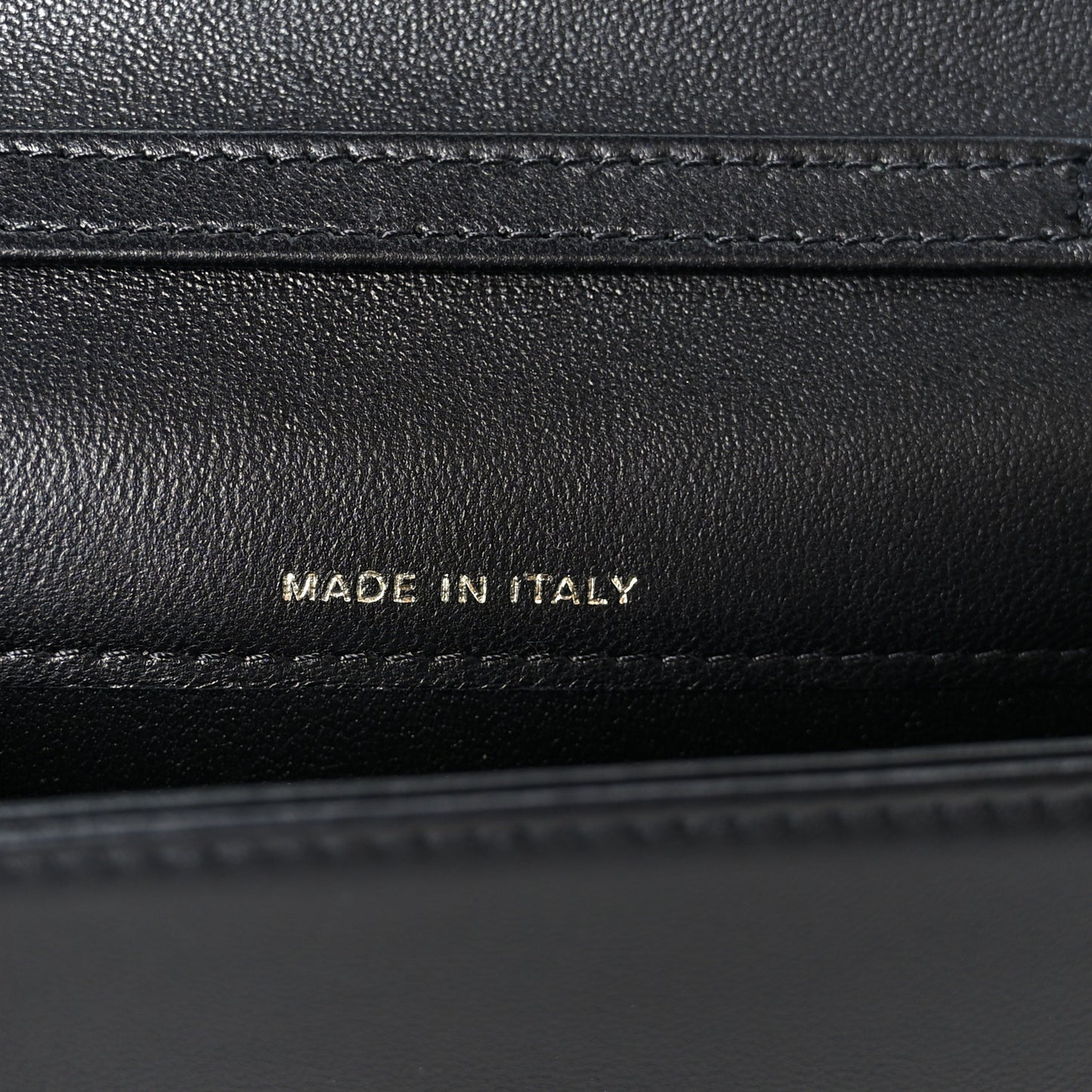 Lambskin Quilted Mini CC Flap Black