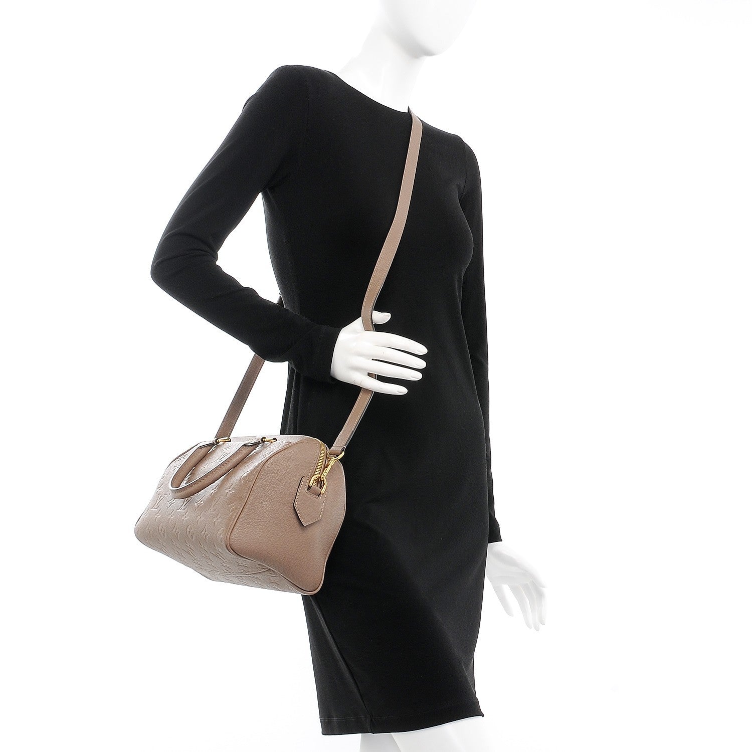 Louis Vuitton Empreinte Speedy Bandouliere 25 NM Taupe Glace 2 of 9