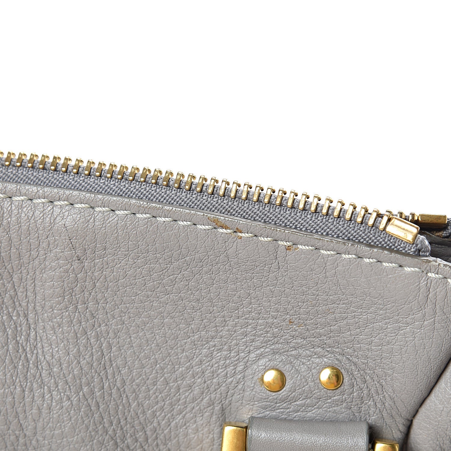 Chloe Calfskin Medium Marcie Satchel Cashmere Grey 12 of 19