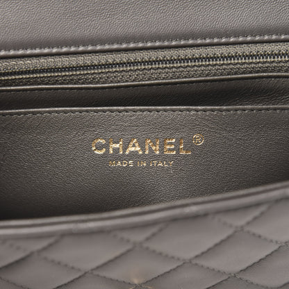 Chanel Lambskin Quilted Mini Rectangular Flap Grey 6 of 11