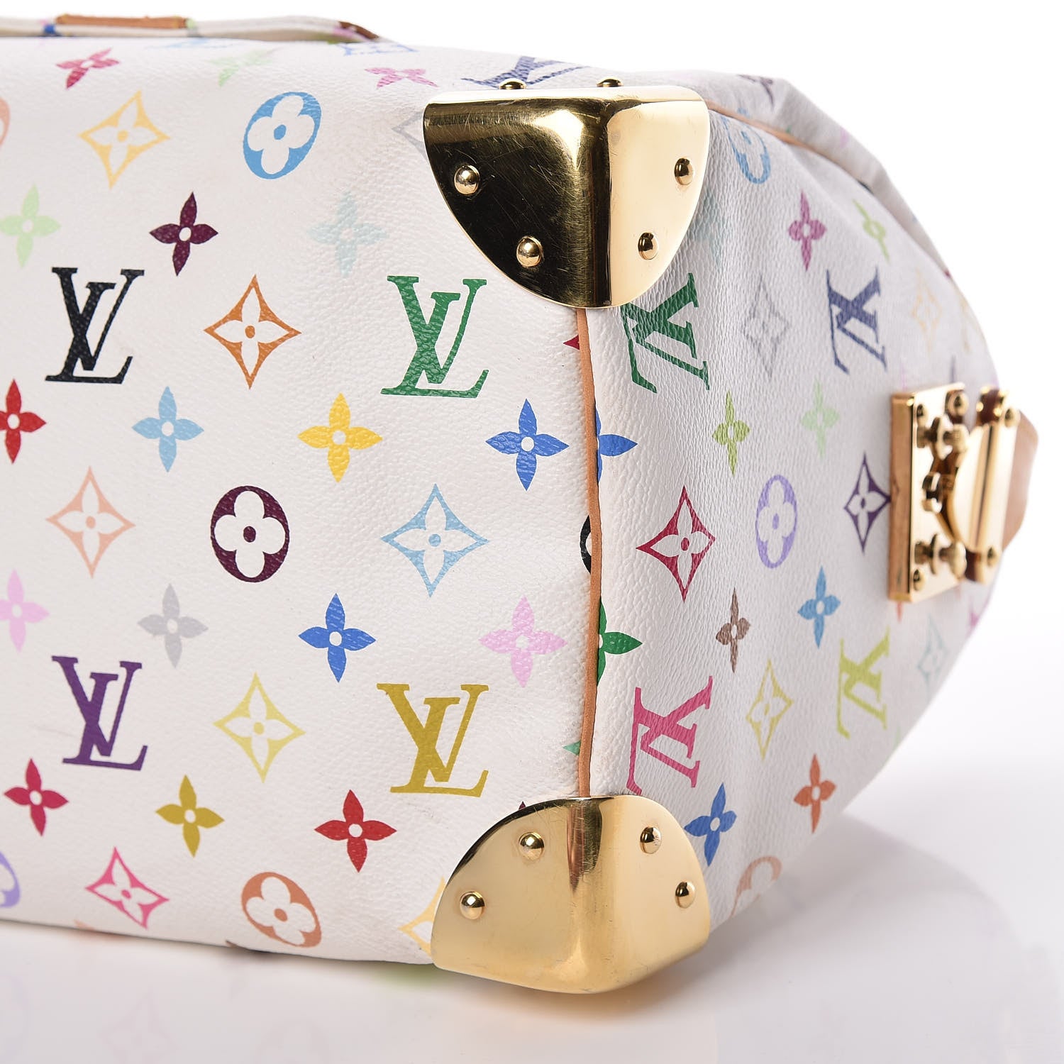 Louis Vuitton Monogram Multicolor Speedy 30 White 10 of 10