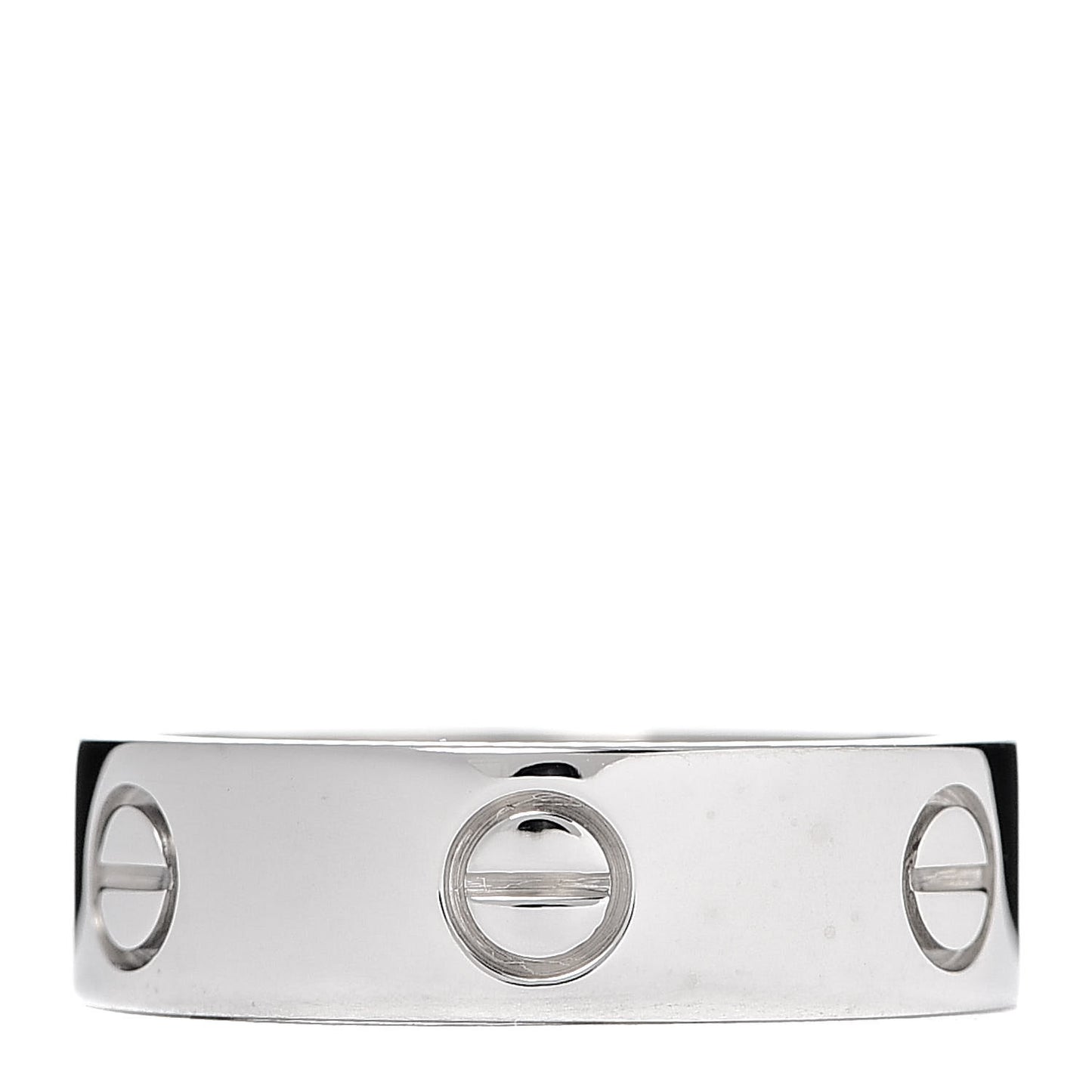 18K White Gold 5.5mm LOVE Ring 57 8