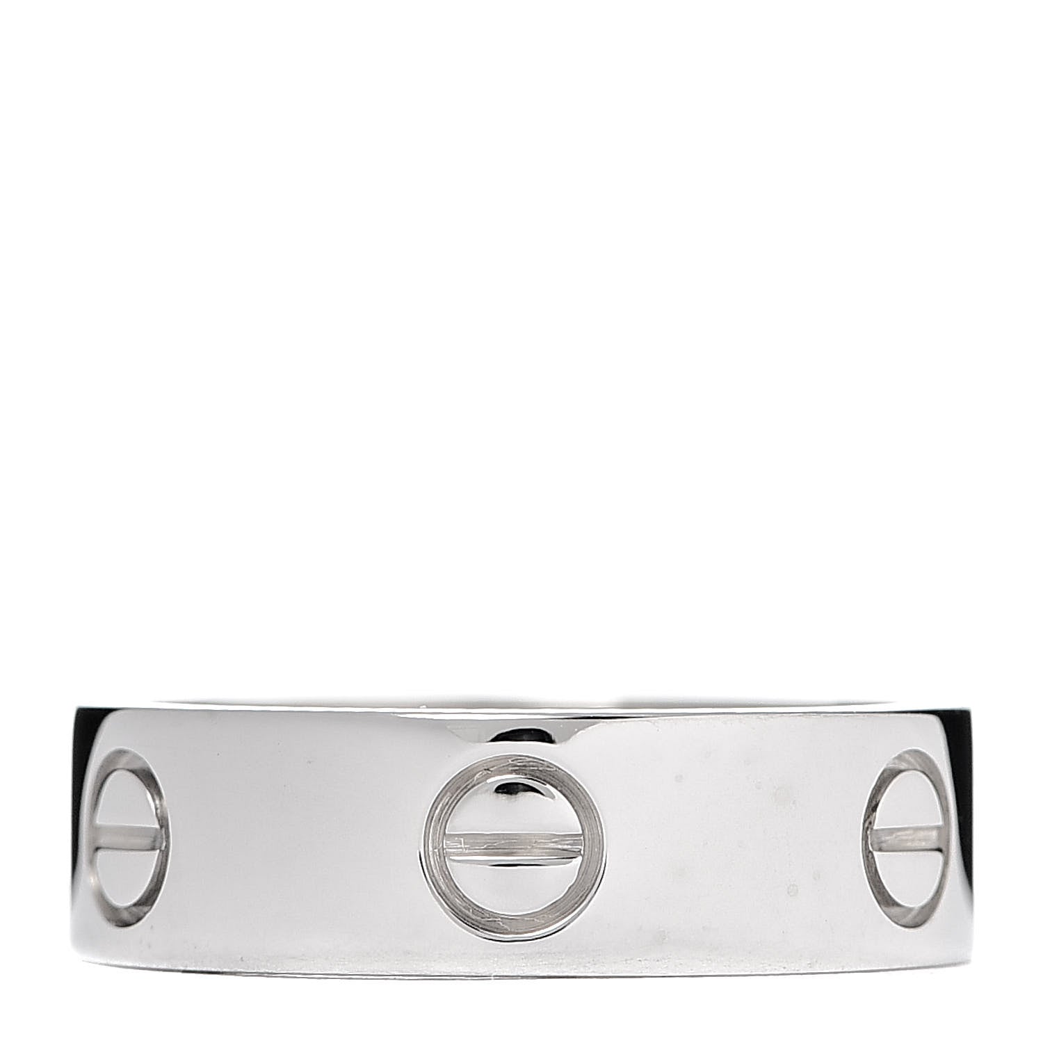 Cartier 18K White Gold 5.5mm LOVE Ring 57 8 3 of 4