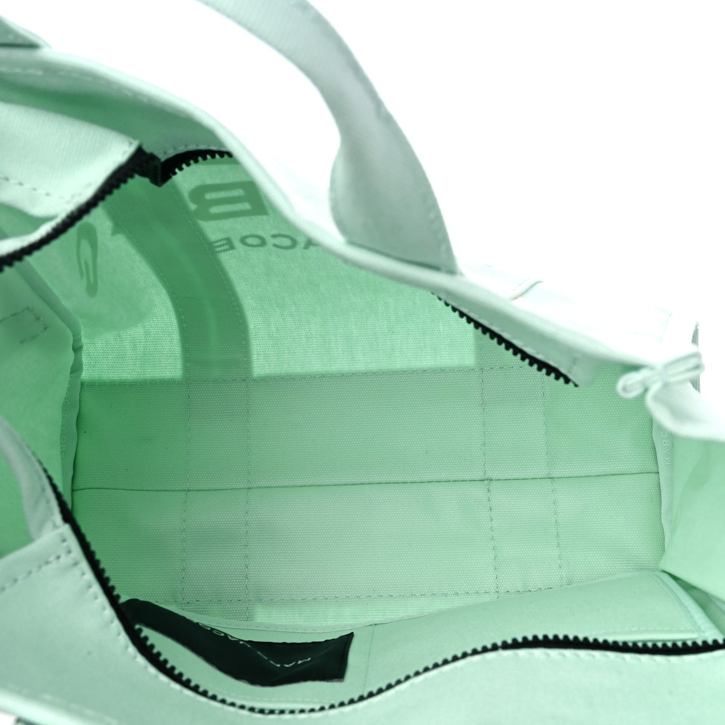 Cotton Canvas Small The Traveler Tote Bag Seafoam