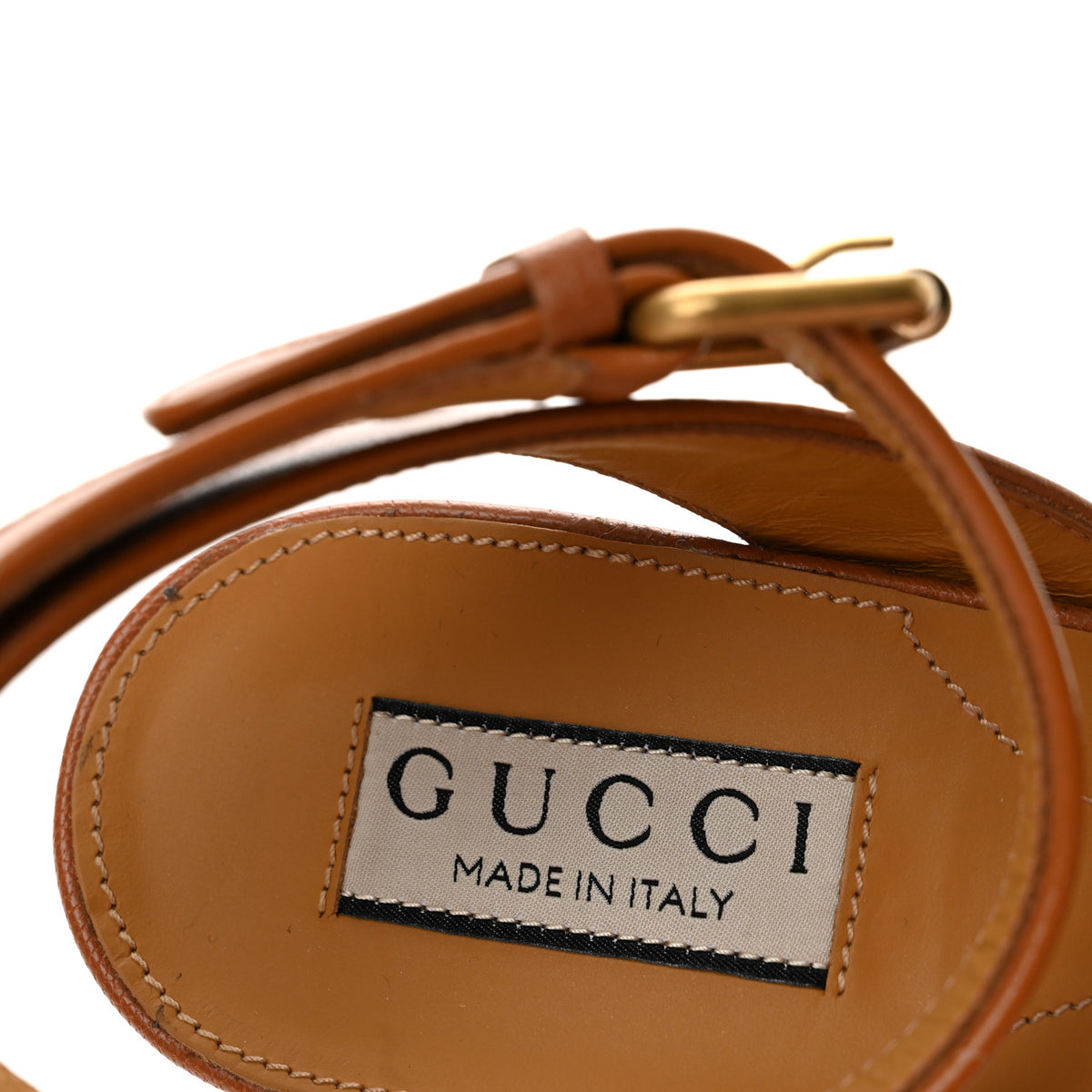 Gucci Quentin Granada Kid Horsebit 25/60mm Platform Sandals 40.5 Harness Brown 2 of 11