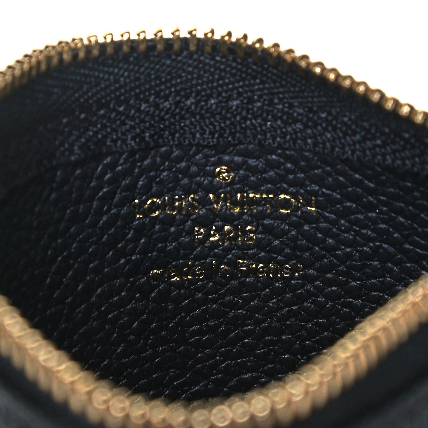Empreinte Monogram Giant Key Pouch Black Beige
