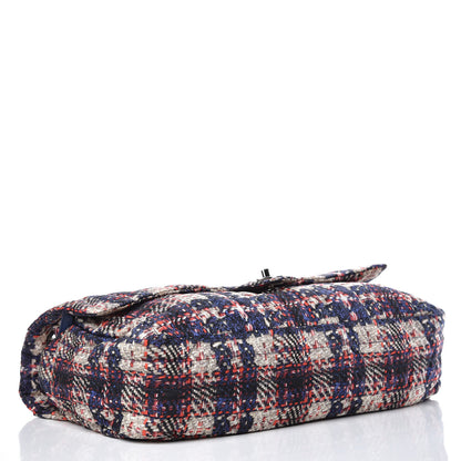 Chanel Nylon Tweed Printed Maxi Flap Multicolor 4 of 8