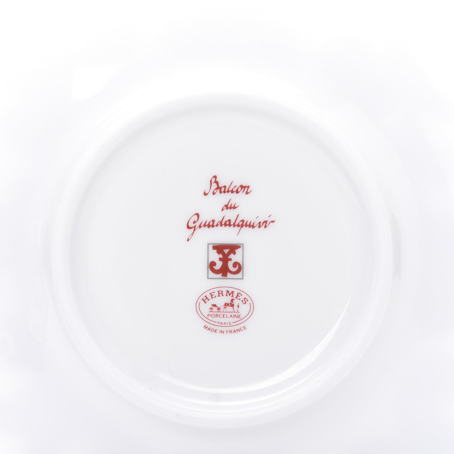 Porcelain Balcon du Guadalquivir Tea Cup and Saucer Set of 2