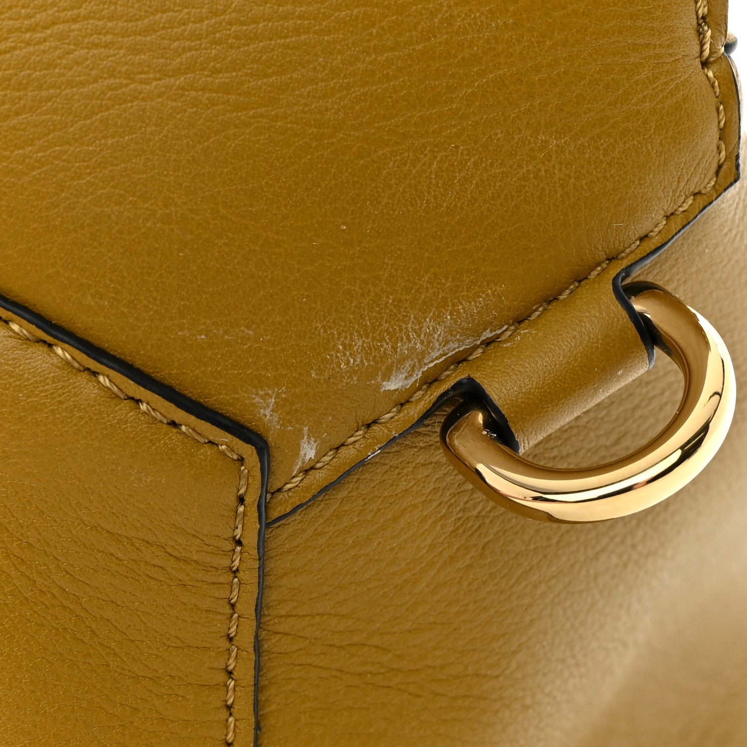 Loewe Calfskin Puzzle Hobo Ochre 10 of 13