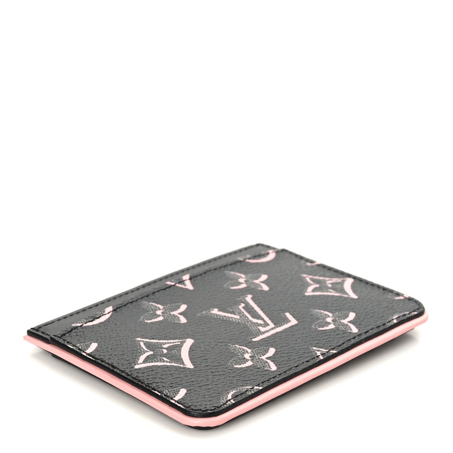 Louis Vuitton Monogram Fall for You LV Side-Up Card Holder Black 4 of 6