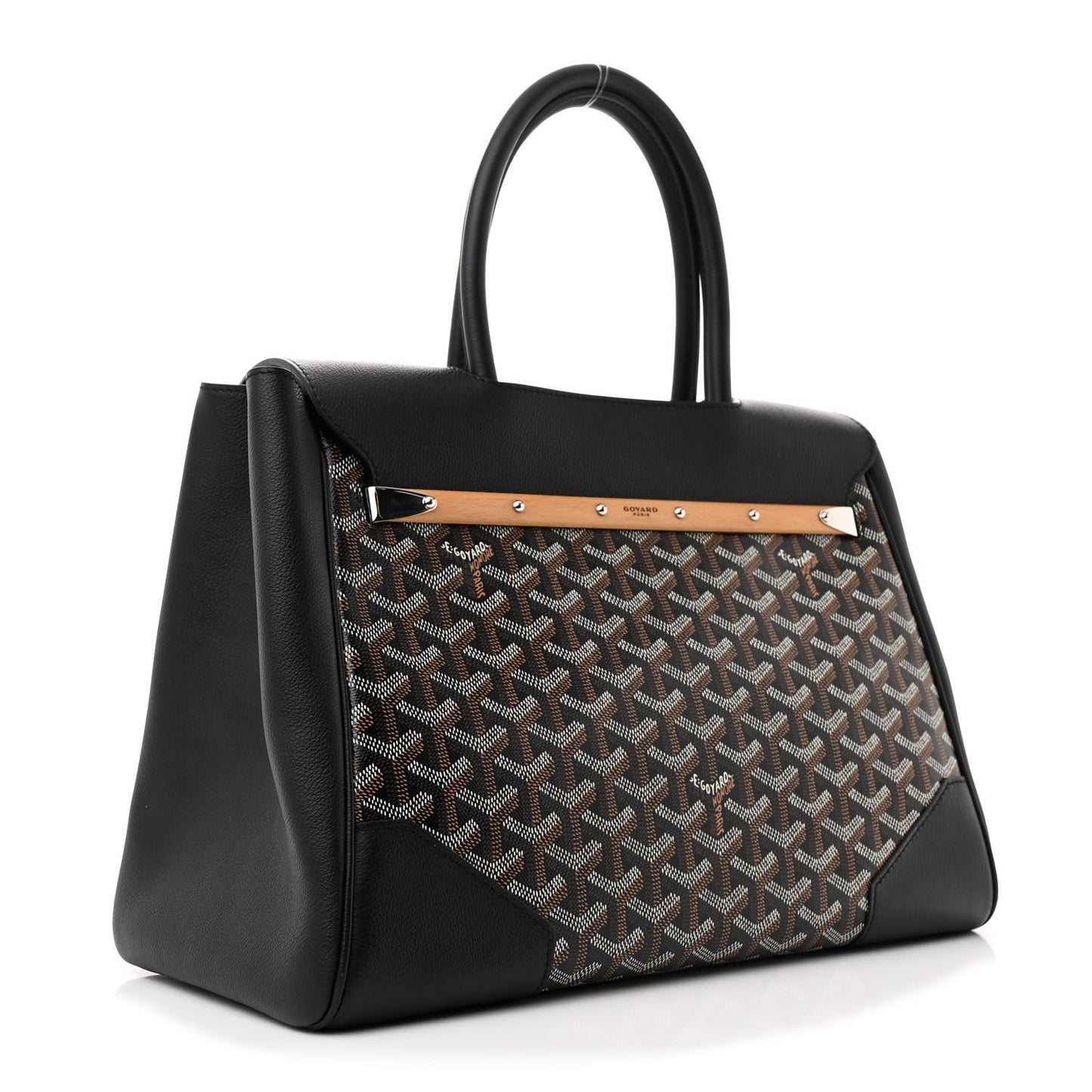 Goyardine Saigon Tote Black