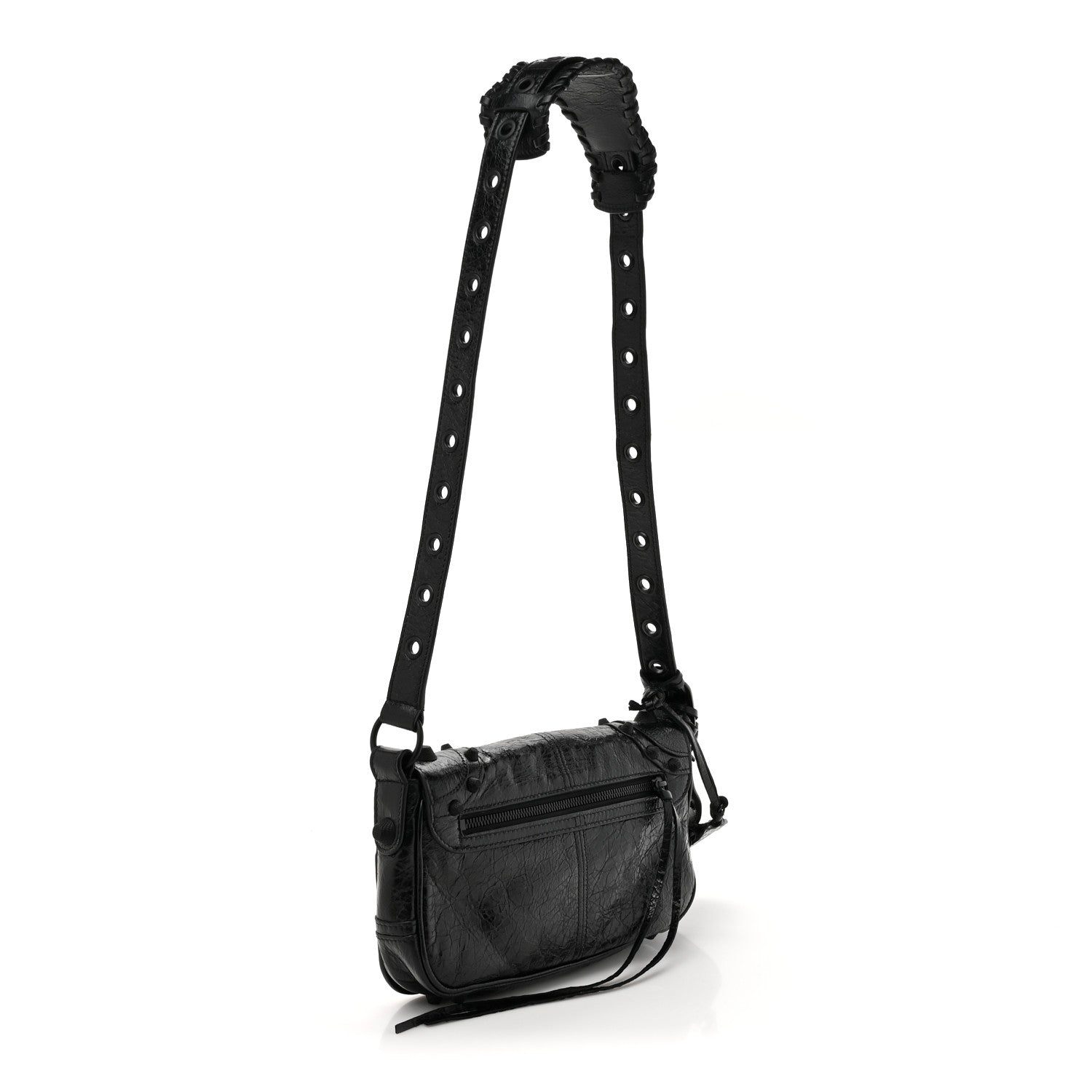 Balenciaga Agneau Arena XS Le Cagole Flap Bag Black 4 of 11