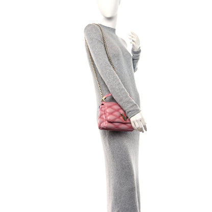 Louis Vuitton Lambskin Malletage Top Handle GO-14 MM Rosabella 3 of 11