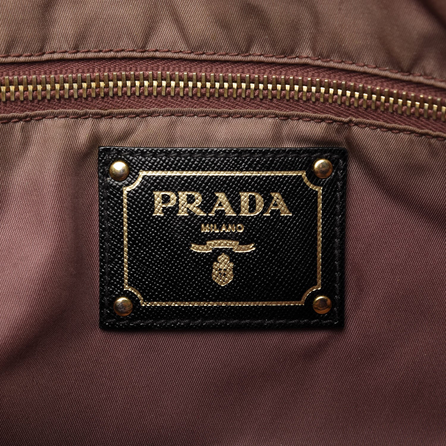 Prada Tessuto Nylon Saffiano Tote Black 9 of 11
