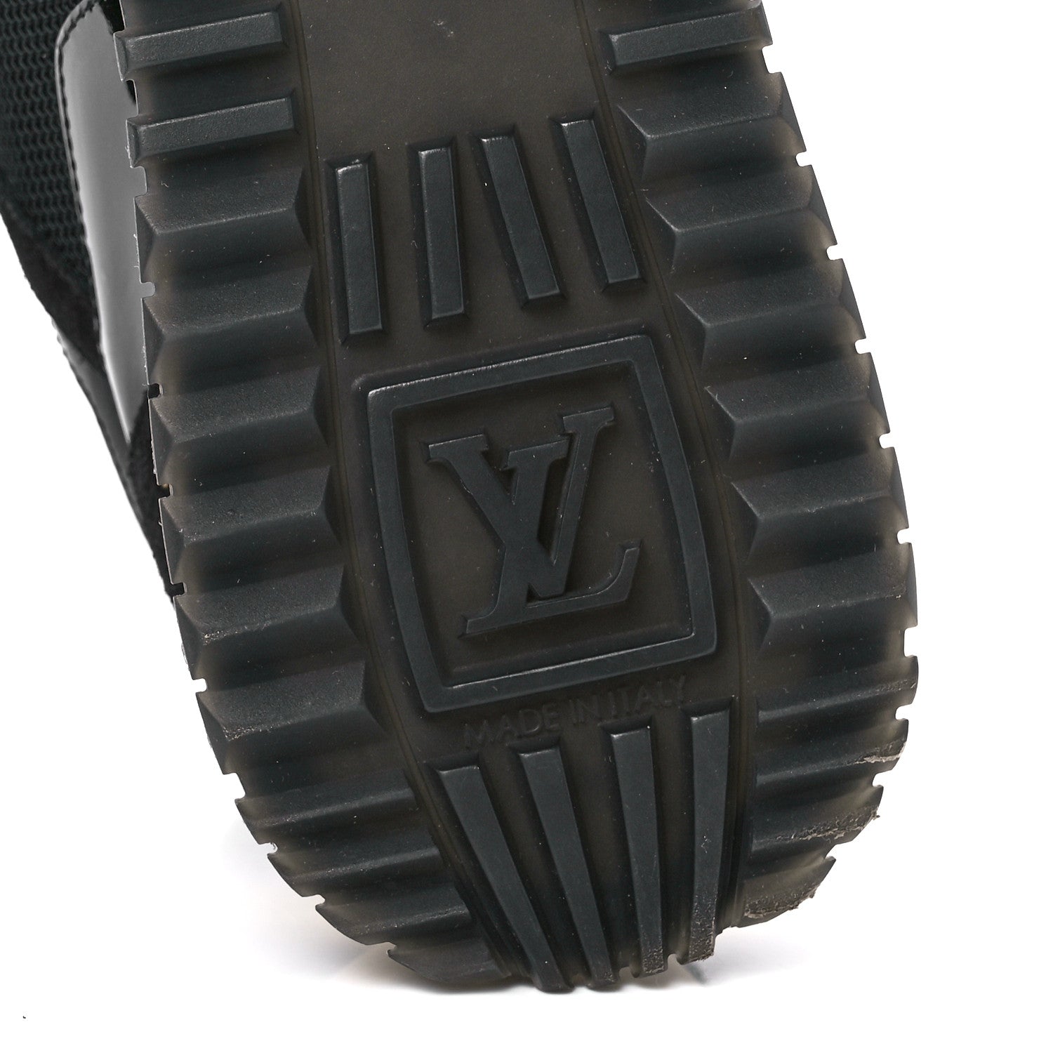 Louis Vuitton Suede Monogram Run Away Sneakers 36.5 Black 6 of 8