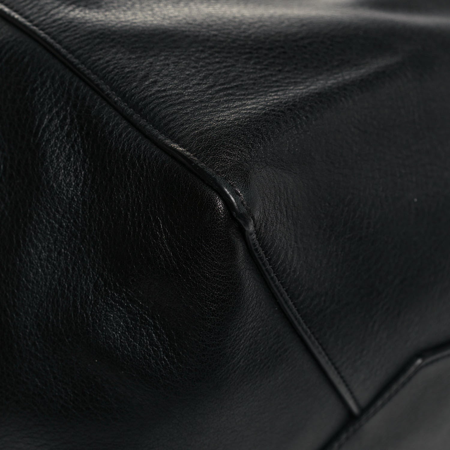 Celine Soft Grained Calfskin Small Belt Cabas Phantom Black 11 of 18