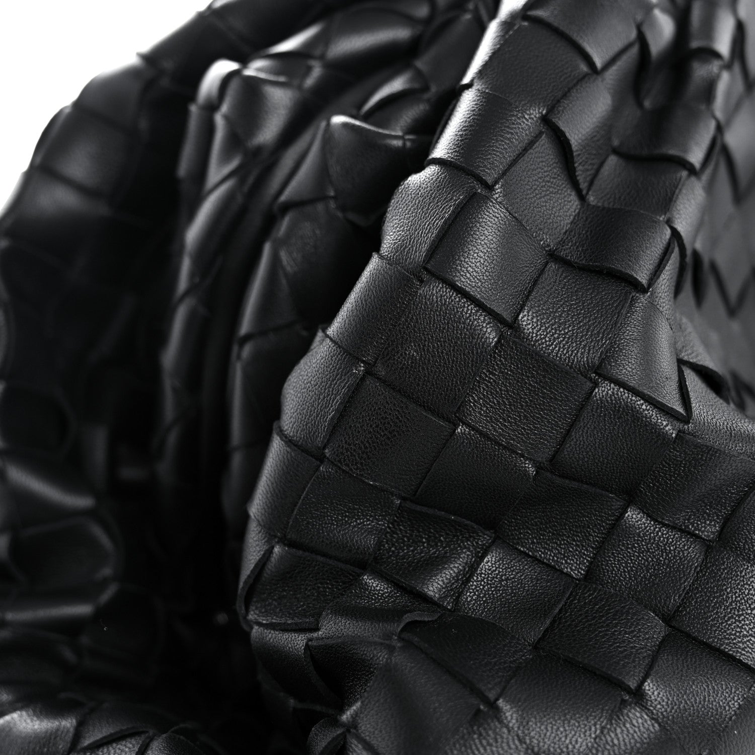 Bottega Veneta Nappa Maxi Intreccio The Pouch Oversized Clutch Black 10 of 14