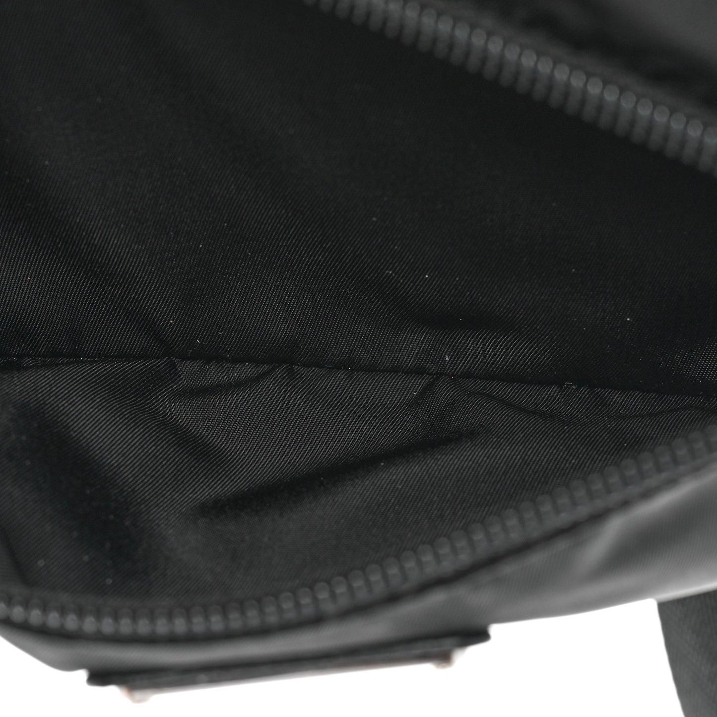 Re-Nylon Saffiano Belt Bag L Black