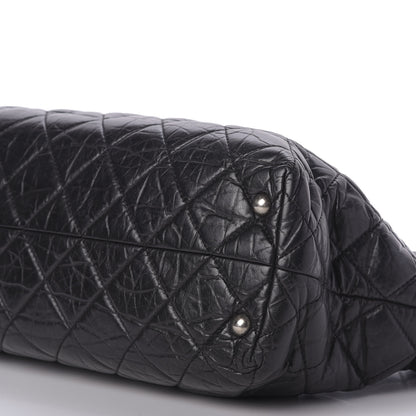 Chanel Aged Calfskin Quilted Reissue 2.55 Tote Black 7 of 9
