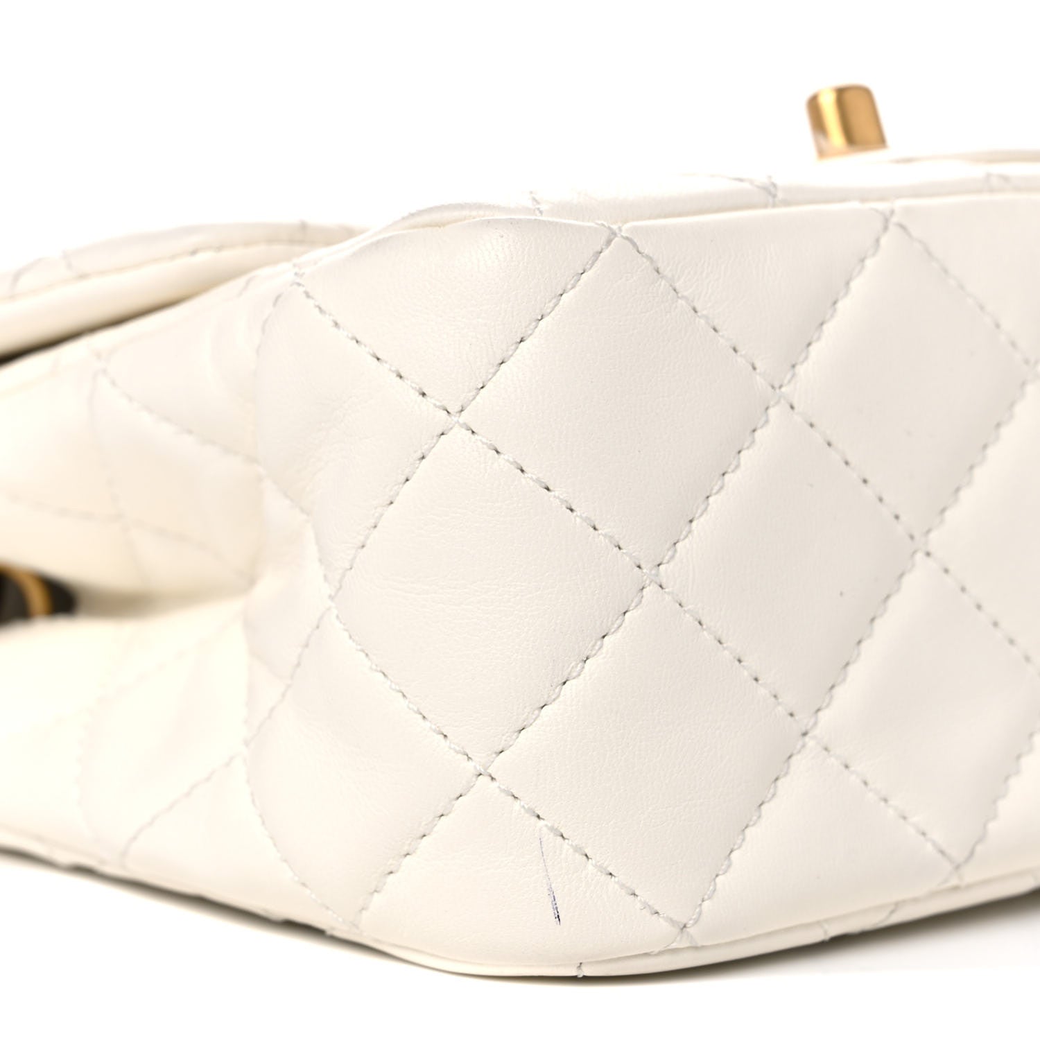 Chanel Lambskin Quilted Mini Pearl Crush Flap White 5 of 11