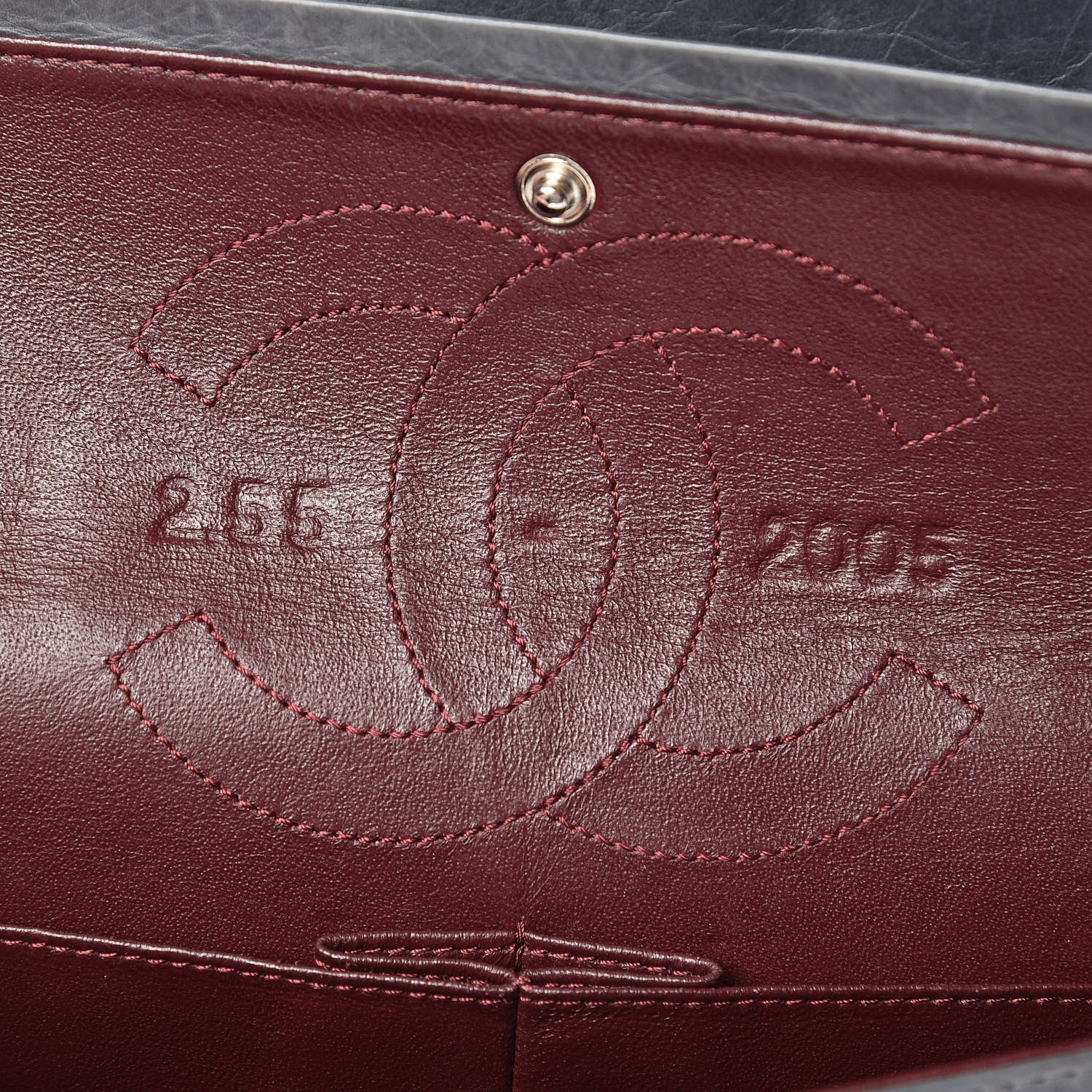 Chanel Aged Calfskin Quilted 50th Anniversary 2.55 Reissue 225 Flap Grey 6 of 12