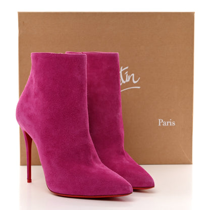 Christian Louboutin Veau Velour So Kate Booty 100 Ankle Boots 37.5 Kiki 8 of 8