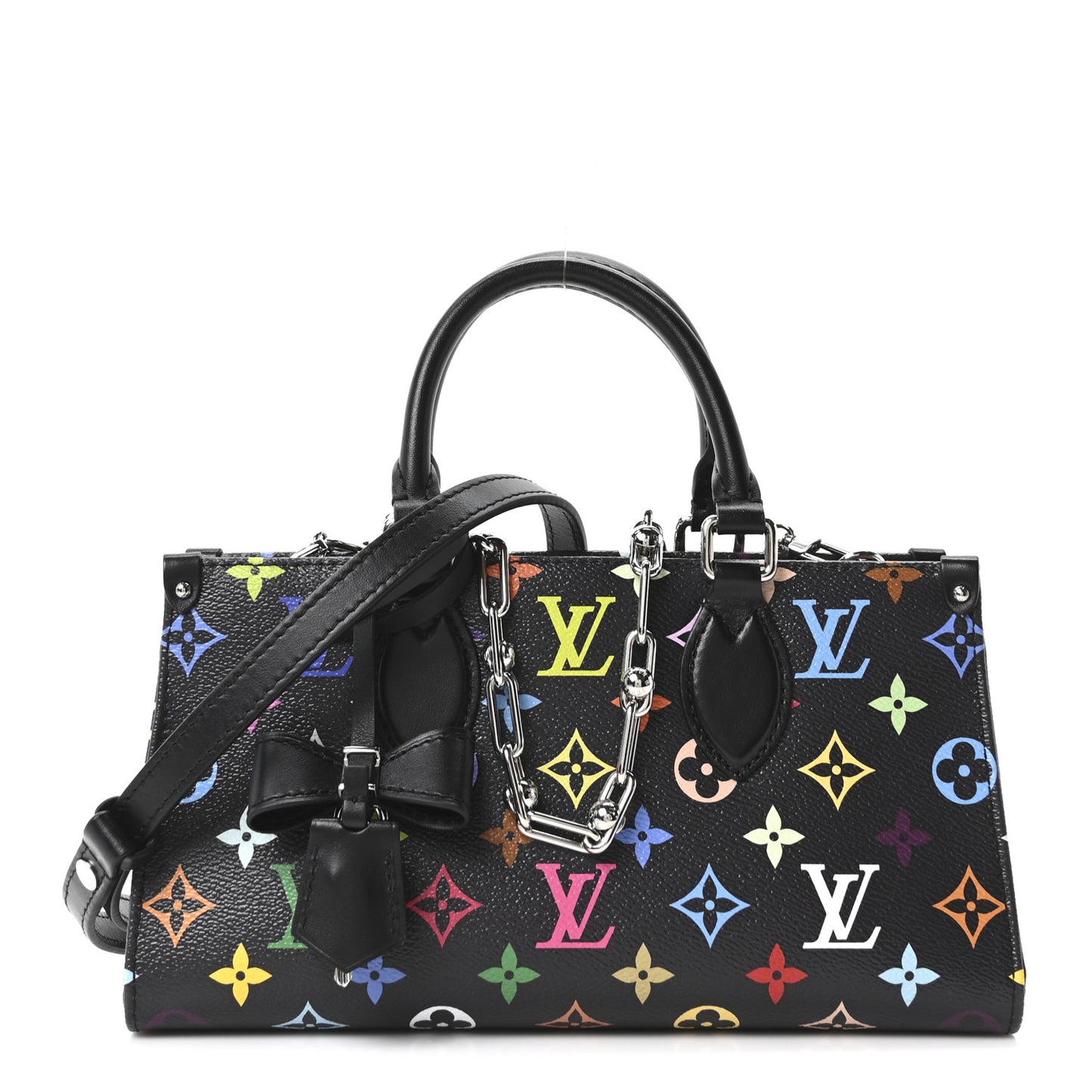 LV X TM Monogram Multicolor OnTheGo East West Black