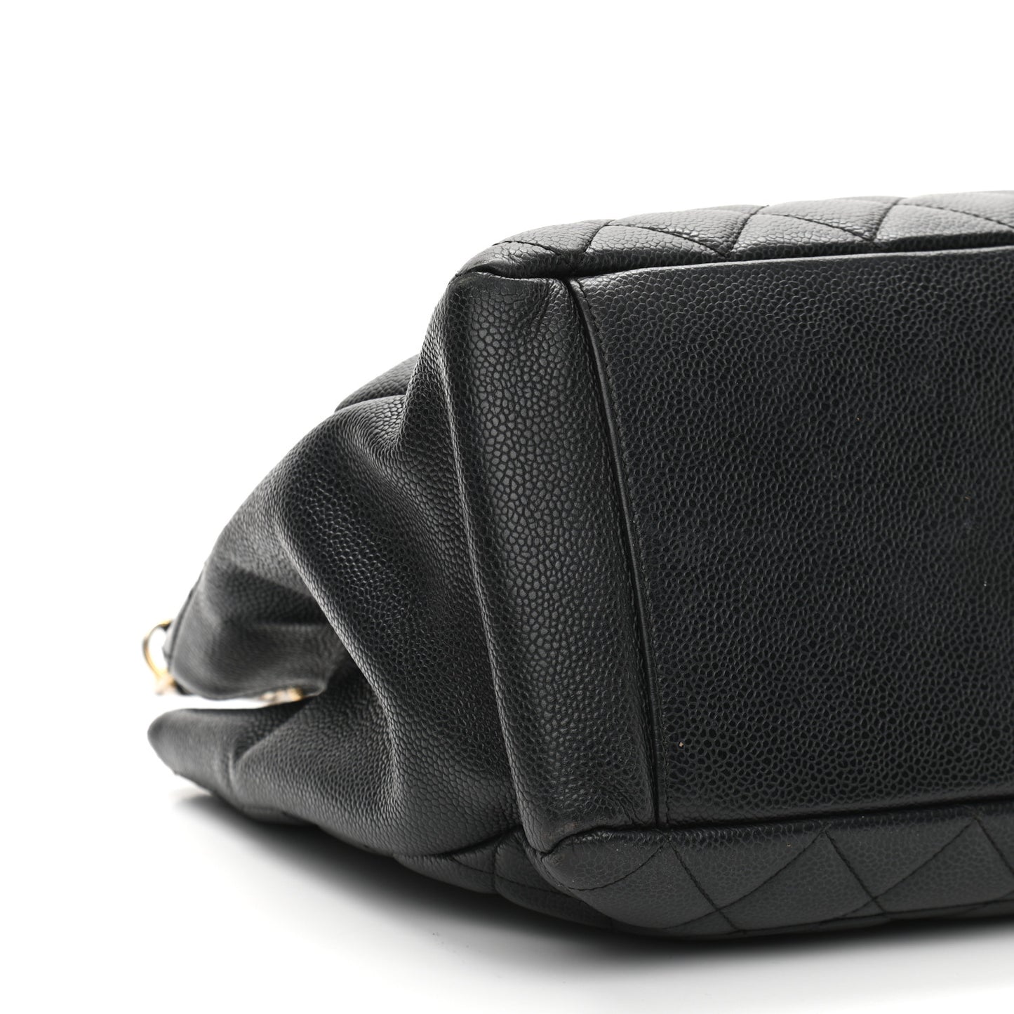 Caviar Quilted Grand Shopping Tote GST Black