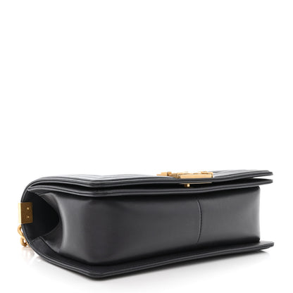 Chanel Calfskin Quilted Medium Boy Flap Black 4 of 11