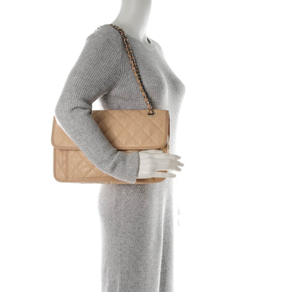 Chanel Caviar French Riviera Large Flap Beige 2 of 7