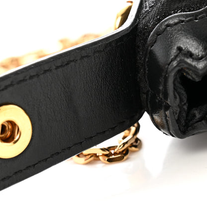 Versace Metallic Canvas La Greca Signature Mini Bag Black 10 of 10