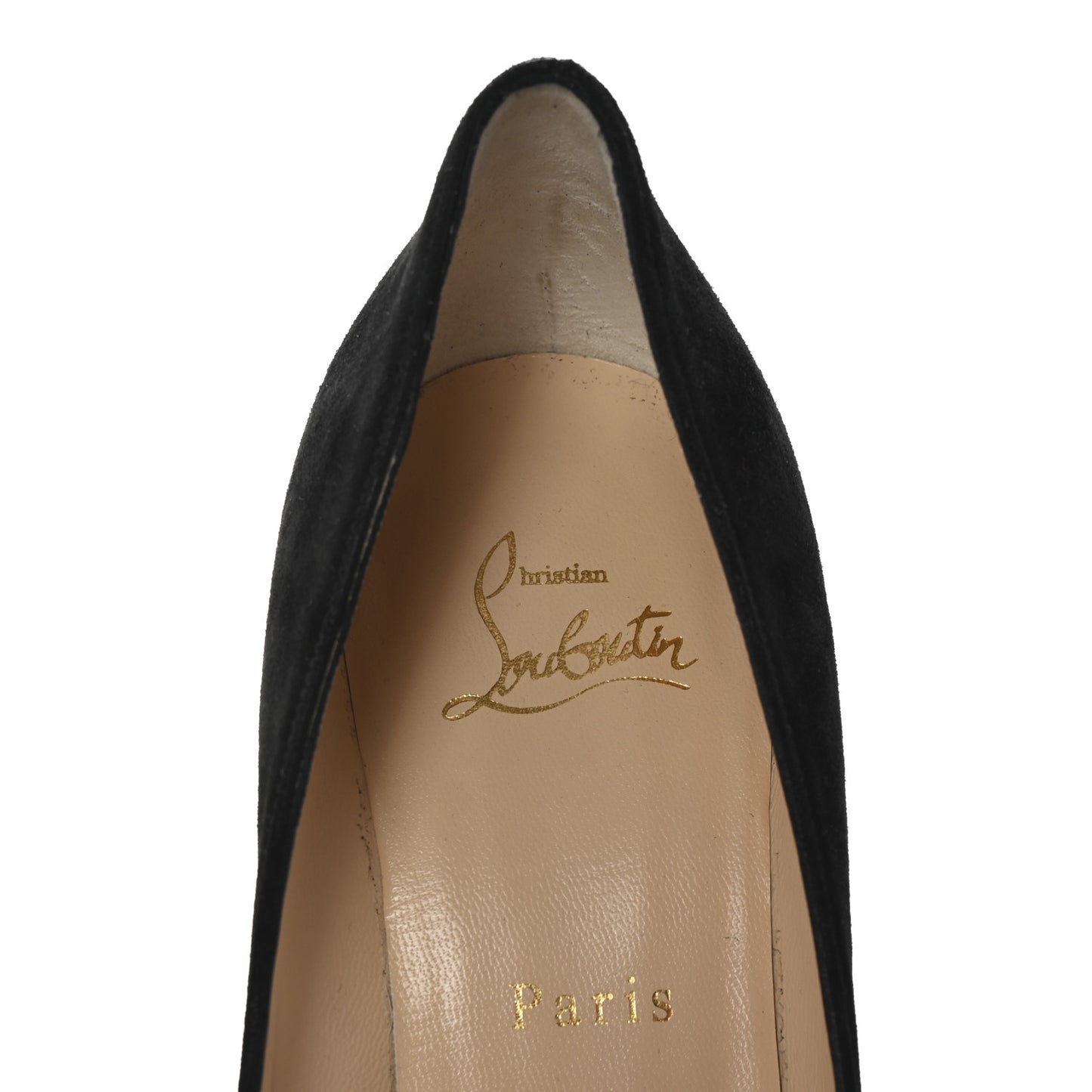 Veau Velours Patent CL 80 Pumps 39 Black Red