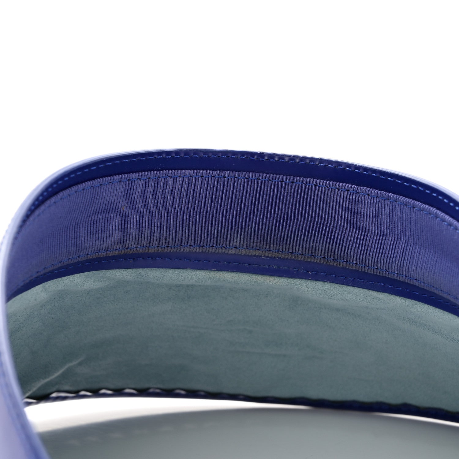 Louis Vuitton Calfskin Raffia Monogram Strawgram Visor Blue 8 of 8