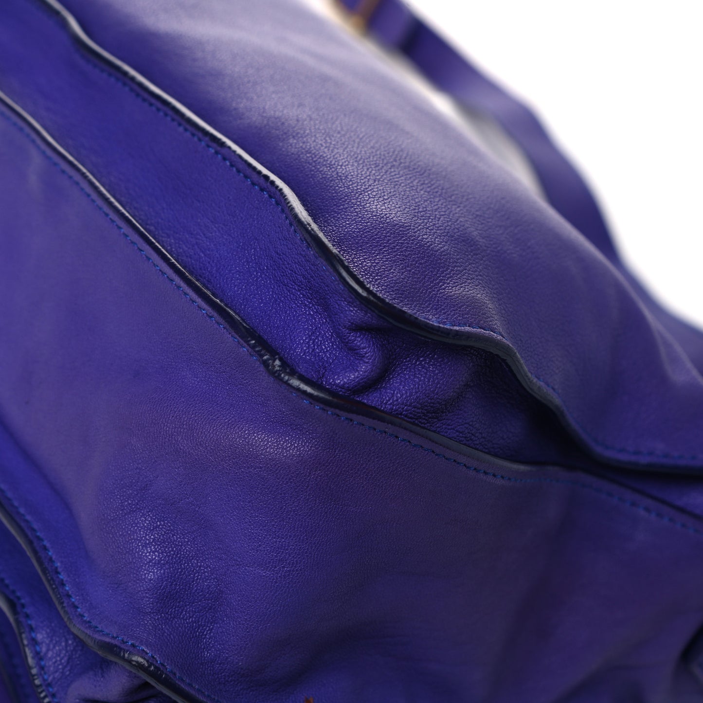 Lambskin Medium PS1 Satchel Purple Rain
