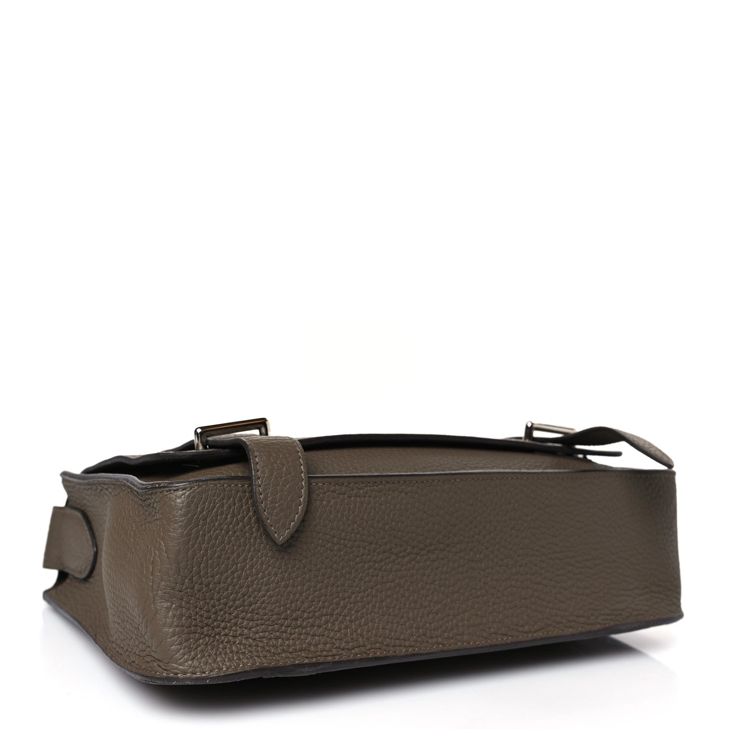 Hermes Taurillon Clemence Steve Messenger 28 Taupe 4 of 9