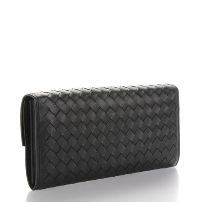 Bottega Veneta Nappa Intrecciato Continental Wallet Black 3 of 7