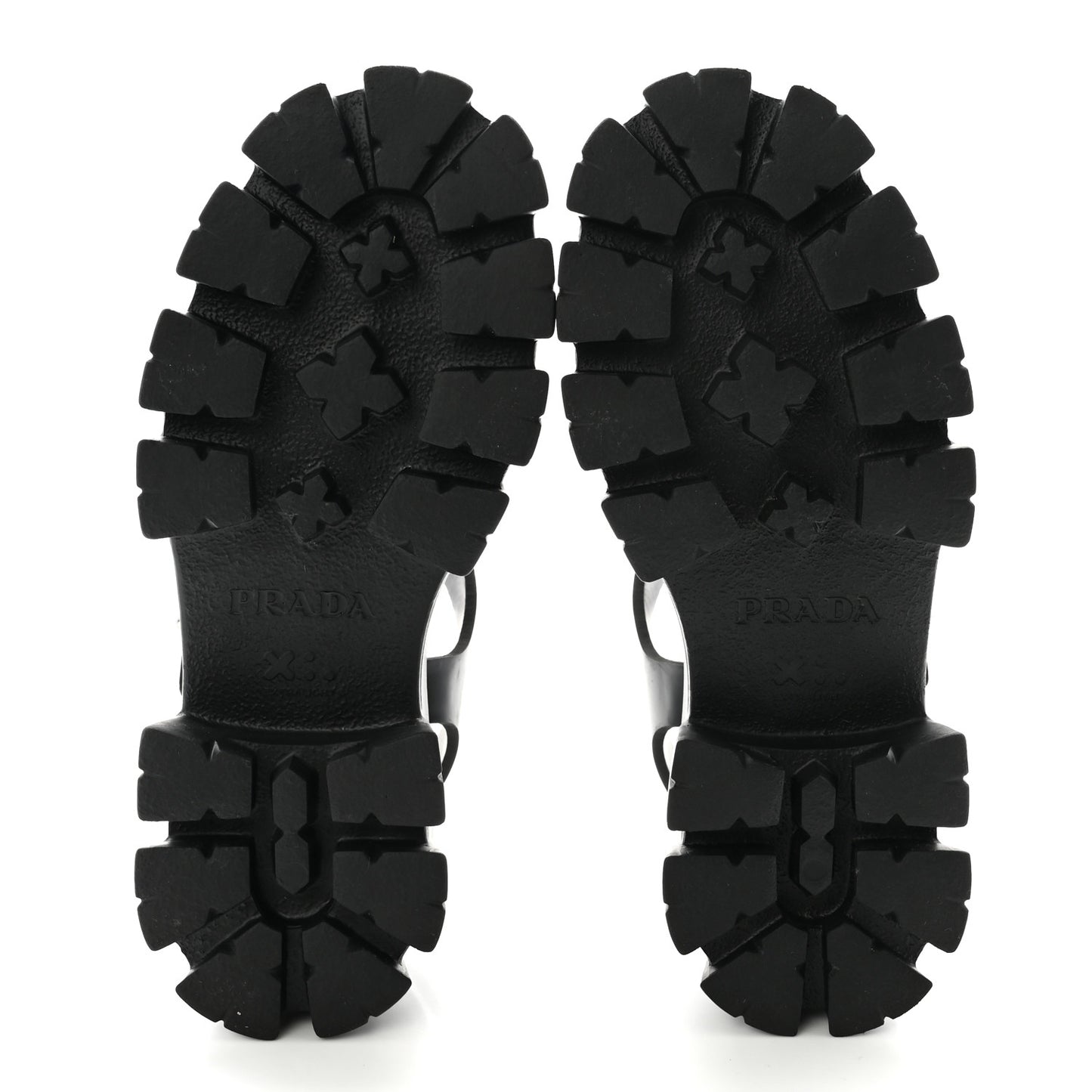 Foam Rubber Triangle Logo Monolith 55mm Cage Sandals 39 Black 36 Black