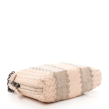 Bottega Veneta Nappa Intrecciato Ayers Crossbody Pillow Messenger Flamingo 5 of 14