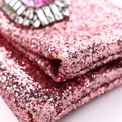Jimmy Choo Glitter Crystal Galactica Titania Clutch Candyfloss 10 of 11